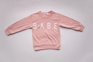 Babe Sweatshirt - Pink
