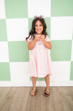 Load image into Gallery viewer, Button Twirl Dress - Rosy Pink