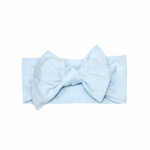 Bow Headband - Baby Blue