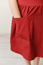 Load image into Gallery viewer, Softest Pinafore - Cabernet (Final Sale*)