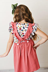 Softest Pinafore - Coral (Final Sale*)