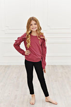 Load image into Gallery viewer, Long Sleeve Double Ruffle - Mauve