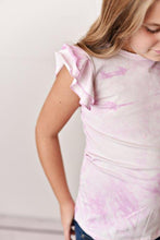 Load image into Gallery viewer, Flutter Sleeve Tee - Pink Tie Dye