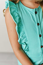 Load image into Gallery viewer, Shorts Romper - Turquoise