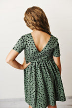 Load image into Gallery viewer, Fern w/ Spots Twirl Dress