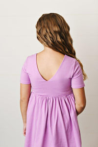 Violet Twirl Dress
