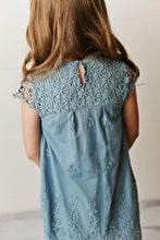 Load image into Gallery viewer, Lace Dress - Ash Blue