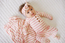 Load image into Gallery viewer, Softest 2 Piece Set - Cream &amp; Pink Stripes