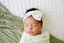 Load image into Gallery viewer, Bow Headband - Sage Flower
