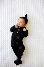 Load image into Gallery viewer, Knotted Baby Gown - Smiley Face