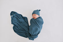 Load image into Gallery viewer, Snuggle Swaddle - Ribbed Cobalt