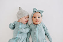 Load image into Gallery viewer, 2 Way Zip Romper - Turquoise
