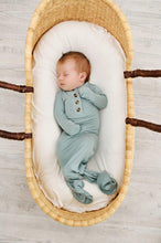 Load image into Gallery viewer, Knotted Baby Gown - Turquoise