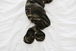 Knotted Baby Gown - Camo