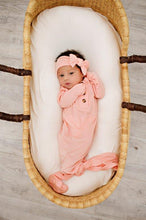Load image into Gallery viewer, Knotted Baby Gown - Peach