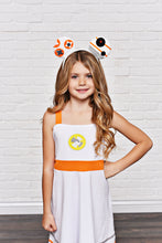 Load image into Gallery viewer, Orange Robot Dress