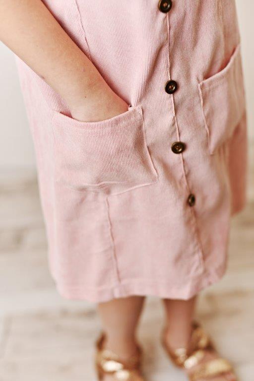 pink corduroy jumper dress Vintage Girls CUTECUMBER Sz 5 Pink Jumper Overall Dress Corduroy USA Made