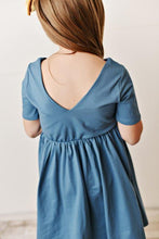 Load image into Gallery viewer, Ocean Blue Twirl Dress