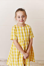Load image into Gallery viewer, Saffron Gingham Dress