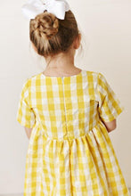 Load image into Gallery viewer, Saffron Gingham Dress