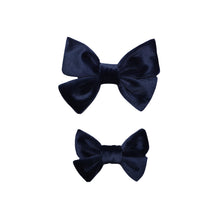Load image into Gallery viewer, Velvet Bows - Navy