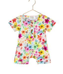 Baby Romper - Bright Floral