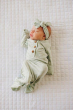 Load image into Gallery viewer, Knotted Baby Gown - Dandelion