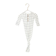 Load image into Gallery viewer, Knotted Baby Gown - Grid