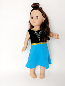 18" Doll - Sister - Ice Princess Dress