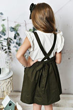 Load image into Gallery viewer, Scarlett Pinafore - Olive Green