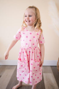 Pink Petunia Twirl Dress