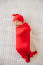 Load image into Gallery viewer, Snuggle Swaddle - Ribbed Red
