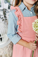 Load image into Gallery viewer, Softest Pinafore - Salmon (Final Sale*)