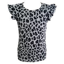 Load image into Gallery viewer, Flutter Sleeve Tee - Snow Leopard