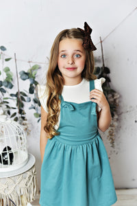 Softest Pinafore - Teal (Final Sale*)