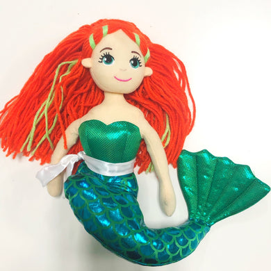 Final Sale - Plush Mermaid Doll